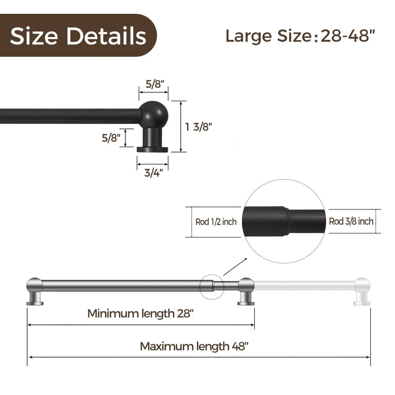 Milo Cafe Curtain Rods with Rings?-TWOPAGES
