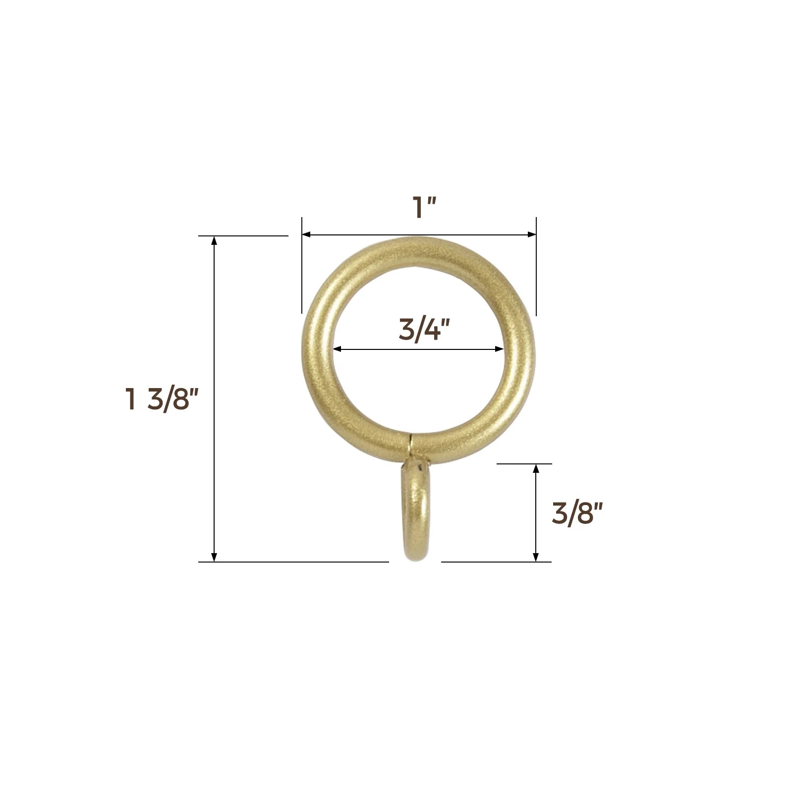 Milo Cafe Curtain Rods with Rings - TWOPAGES