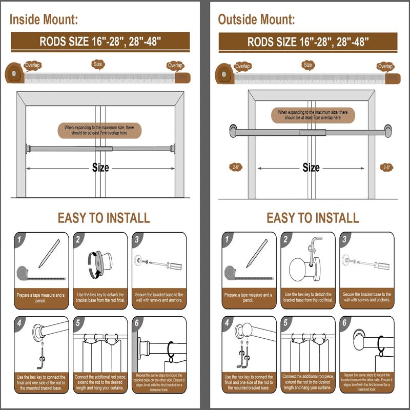 Milo Cafe Curtain Rods with Rings?-TWOPAGES