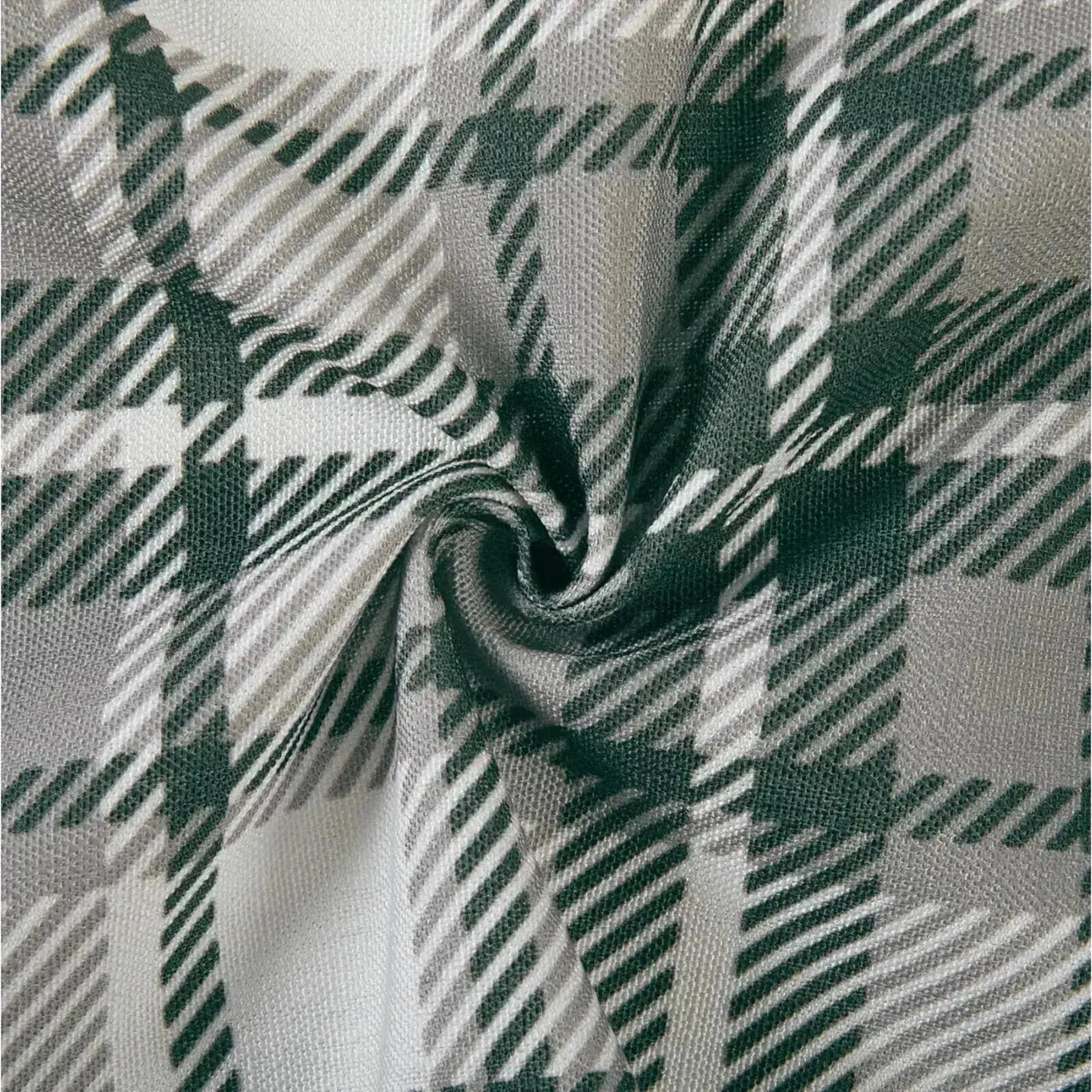 Sara Le Print Linen Pleated Cafe Curtains -TWOPAGES