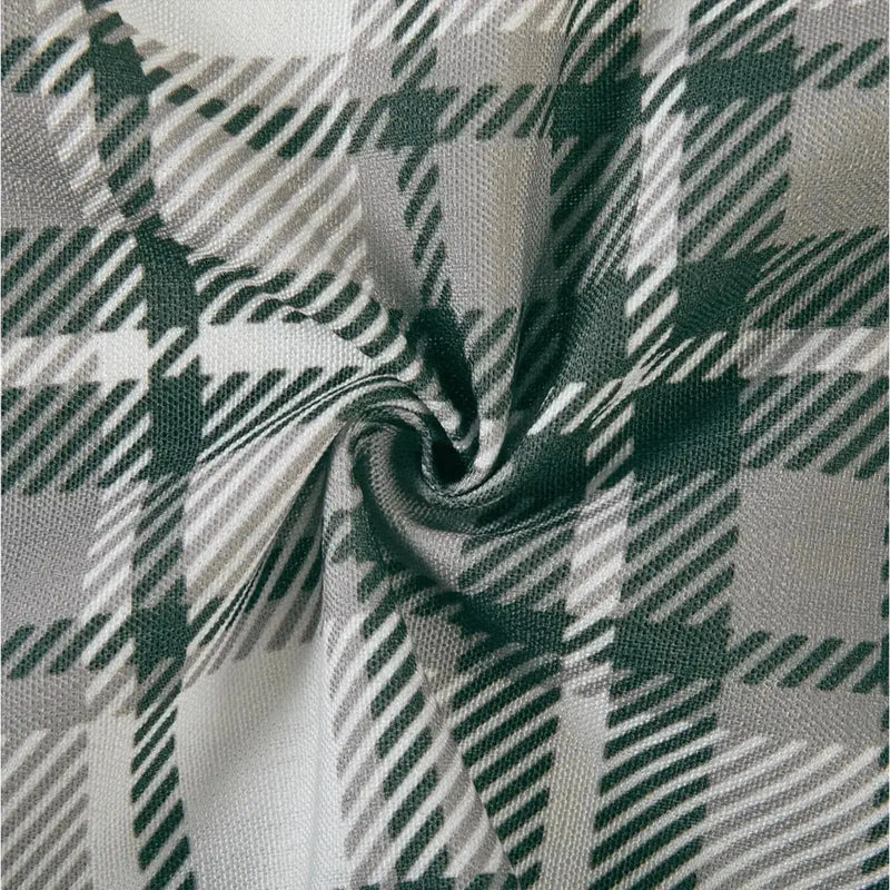 Sara Le Print Linen Pleated Cafe Curtains?-TWOPAGES
