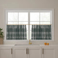 Sara Le Print Linen Pleated Cafe Curtains?-TWOPAGES