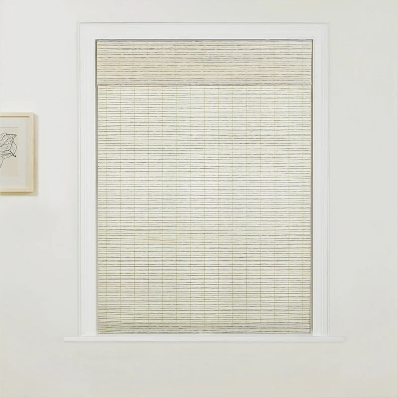 Rae Natural Ramie Jute Woven Wood Shades - Series W