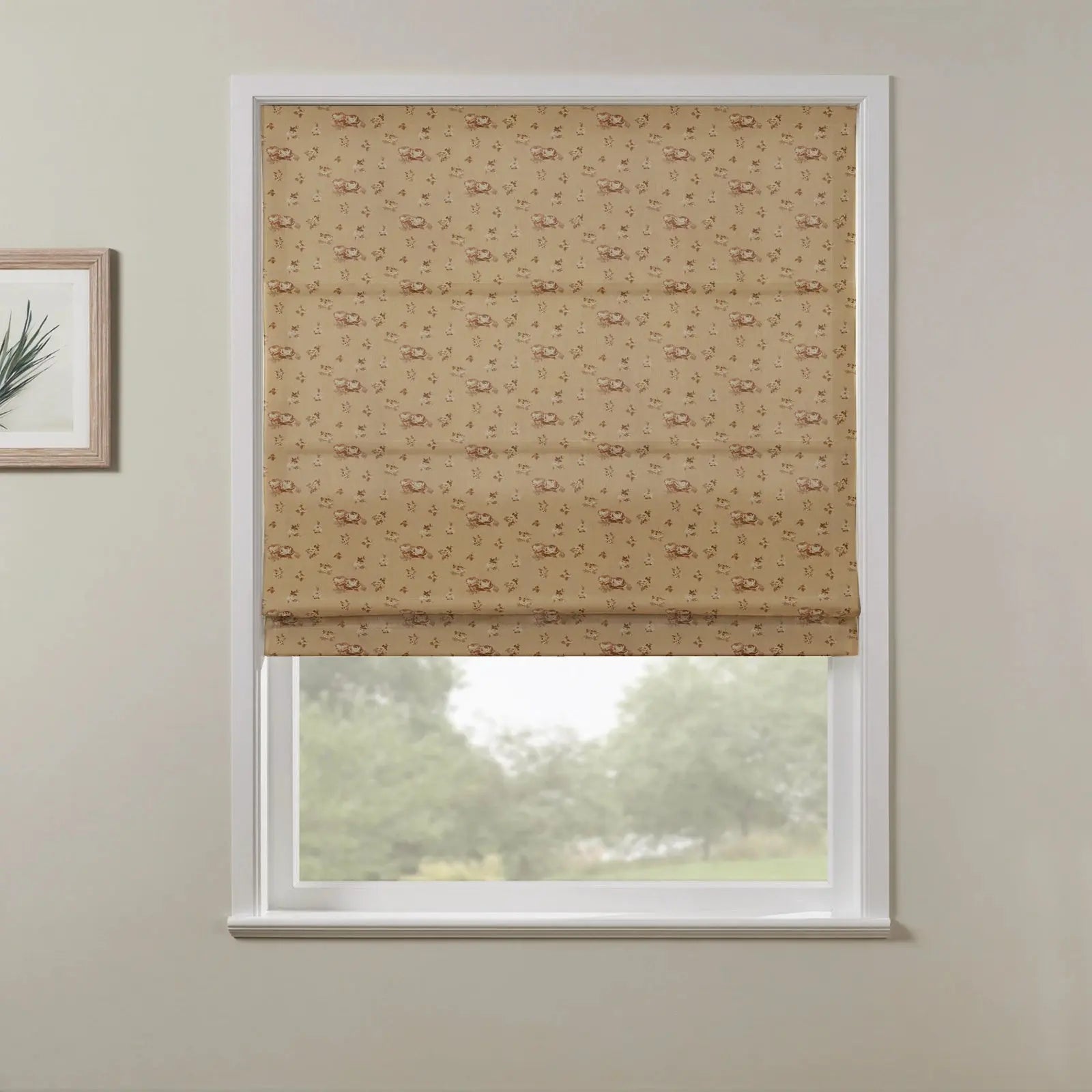 MS. MAVERICKMUSE x TWOPAGES No-Drill Flat Fold Roman Shade Cordless- -TWOPAGES