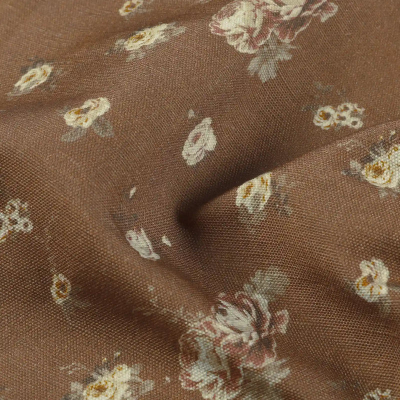 MS. MAVERICK MUSE x TWOPAGES Printed Linen Cotton Roman Blind Cordless