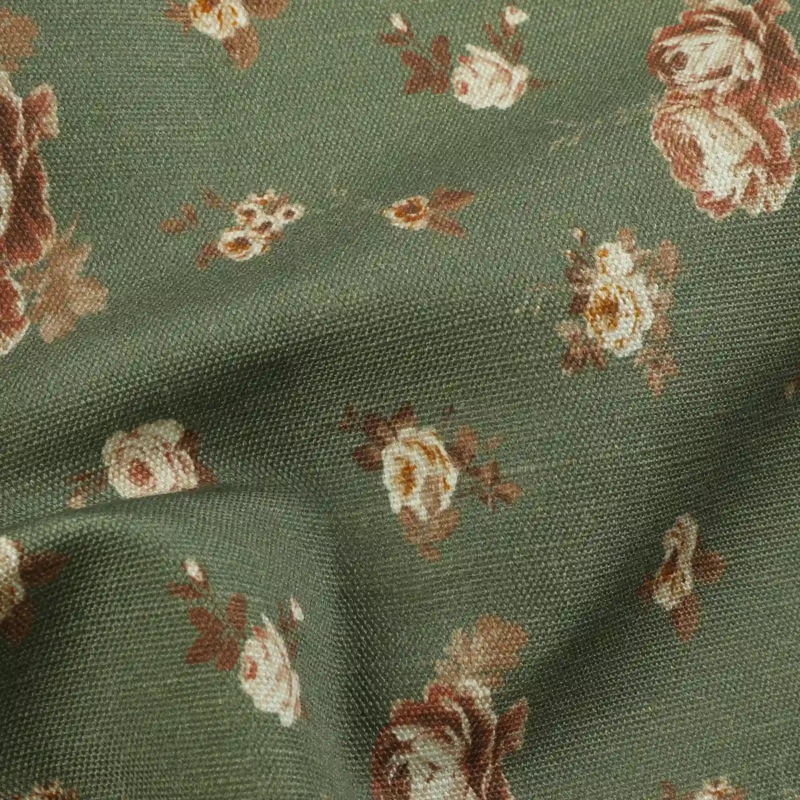 MS. MAVERICK MUSE x TWOPAGES Printed Linen Cotton Roman Blind Cordless