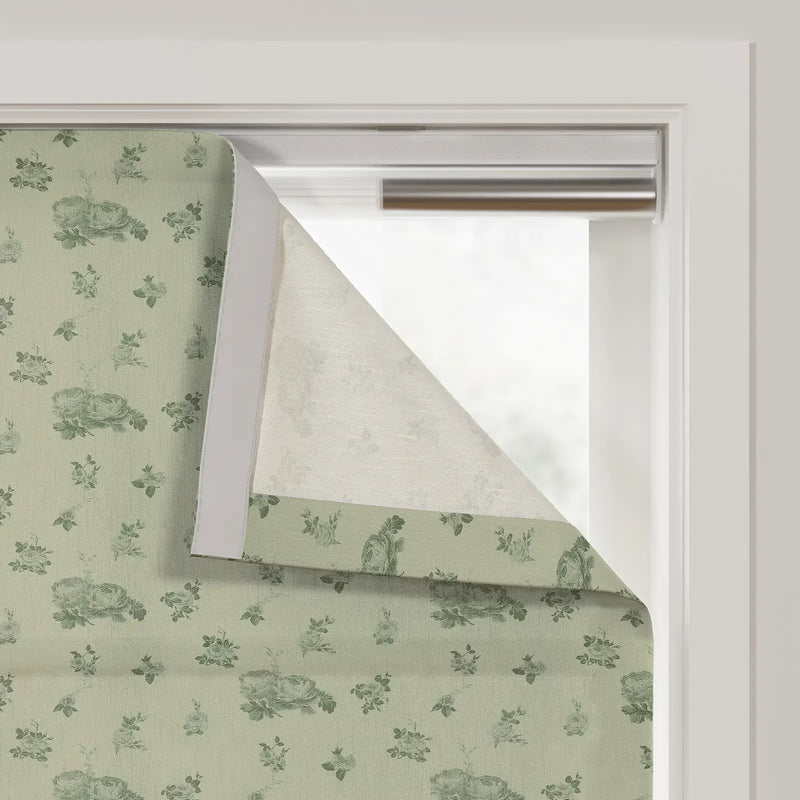 MS. MAVERICK MUSE x TWOPAGES Printed Linen Cotton Roman Blind Cordless