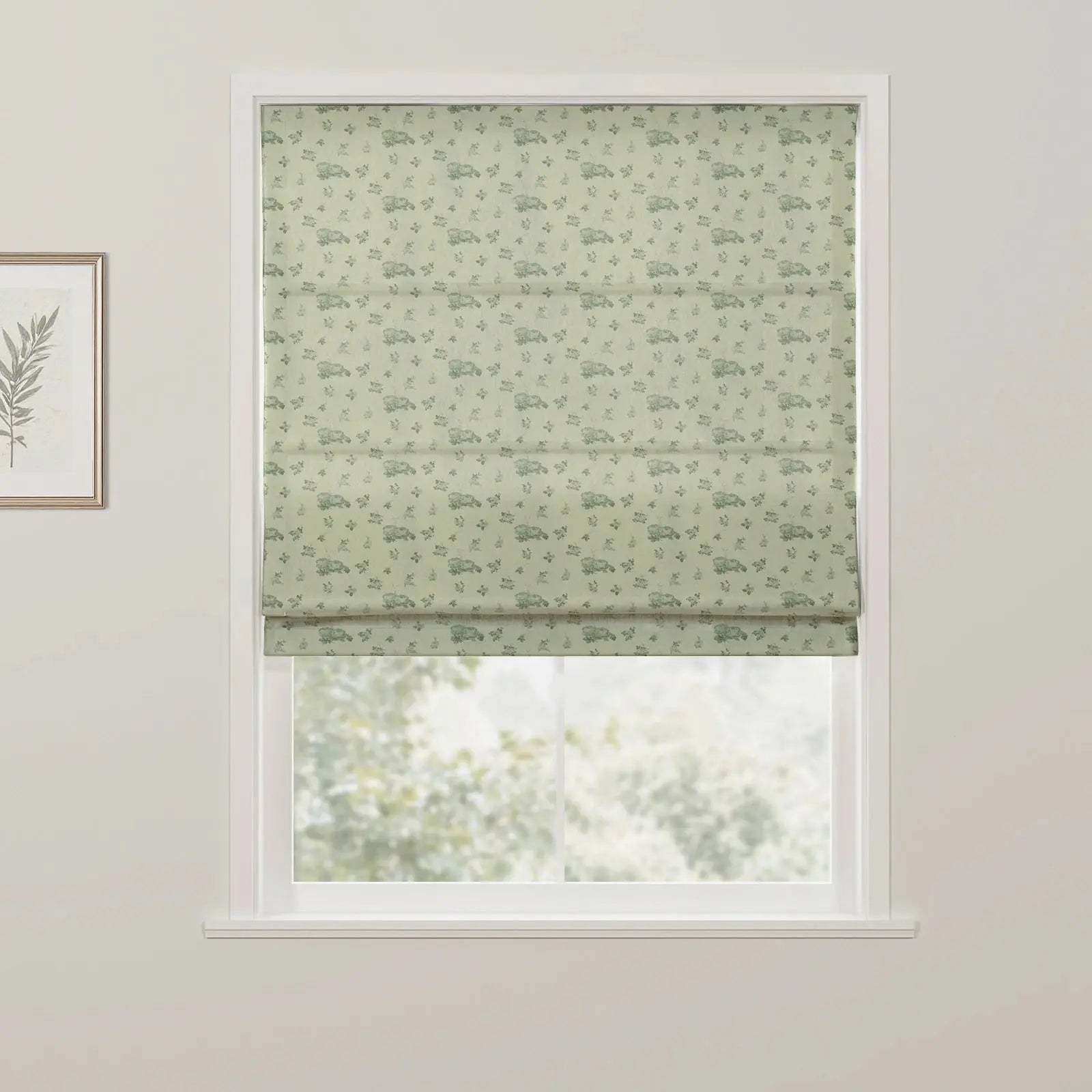 MS. MAVERICKMUSE x TWOPAGES No-Drill Flat Fold Roman Shade Cordless- -TWOPAGES