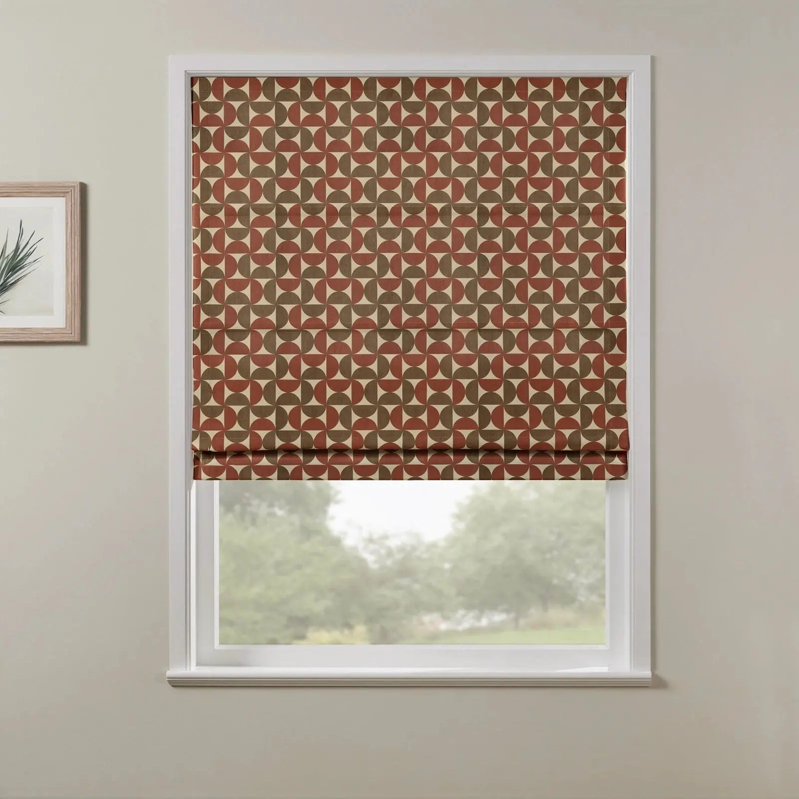 MS. MAVERICKMUSE x TWOPAGES No-Drill Flat Fold Roman Shade Cordless- -TWOPAGES