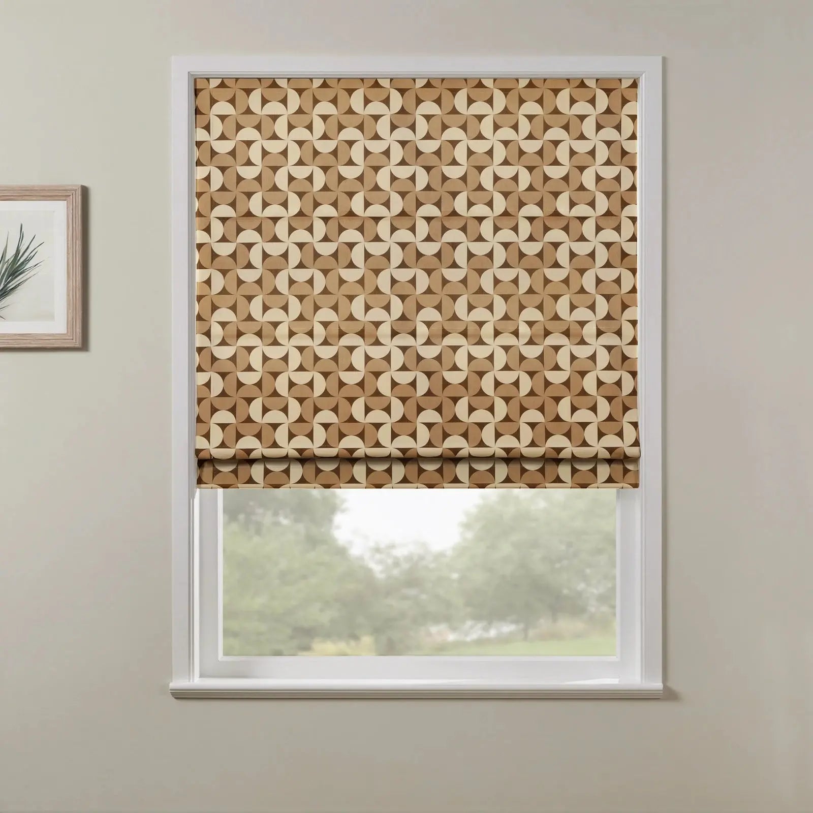 MS. MAVERICKMUSE x TWOPAGES No-Drill Flat Fold Roman Shade Cordless- -TWOPAGES