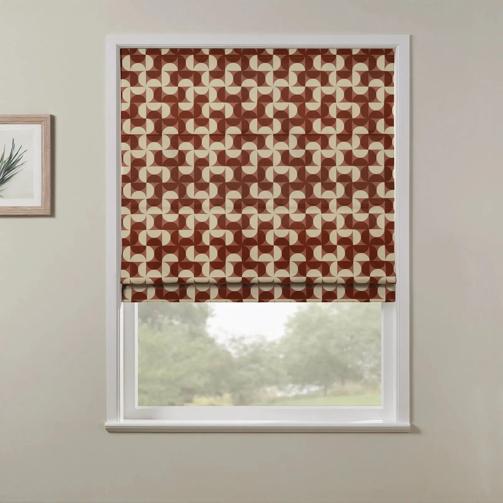 MS. MAVERICKMUSE x TWOPAGES No-Drill Flat Fold Roman Shade Cordless- -TWOPAGES