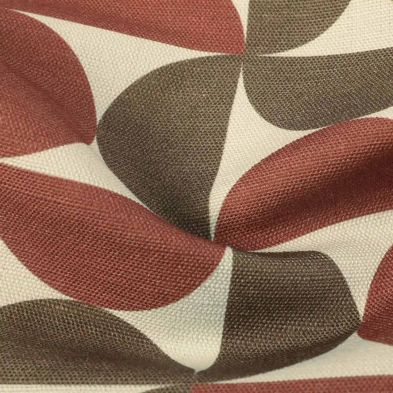 MS. MAVERICK MUSE x TWOPAGES Printed Linen Cotton Roman Blind Cordless