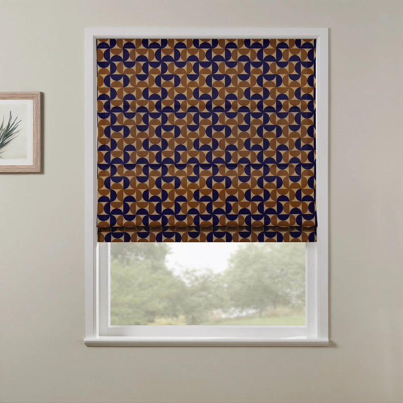 MS. MAVERICK MUSE x TWOPAGES No-Drill Flat Fold Roman Blind Cordless