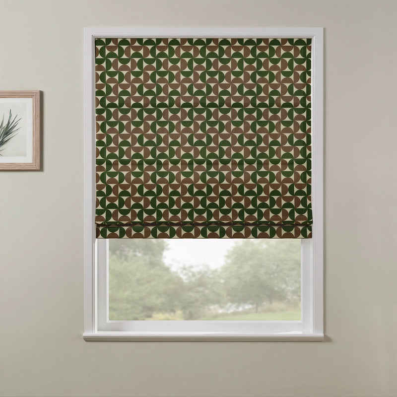 MS. MAVERICK MUSE x TWOPAGES No-Drill Flat Fold Roman Blind Cordless