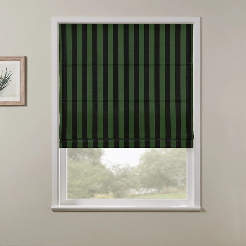 MS. MAVERICK MUSE x TWOPAGES Printed Linen Cotton Roman Blind Cordless