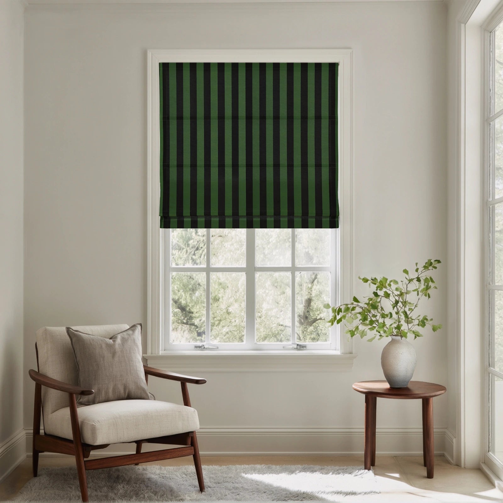 MS. MAVERICK MUSE x TWOPAGES No-Drill Flat Fold Roman Blind Cordless