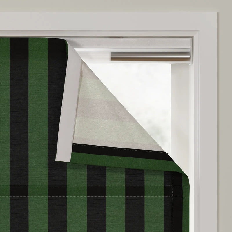 MS. MAVERICK MUSE x TWOPAGES Printed Linen Cotton Roman Blind Cordless