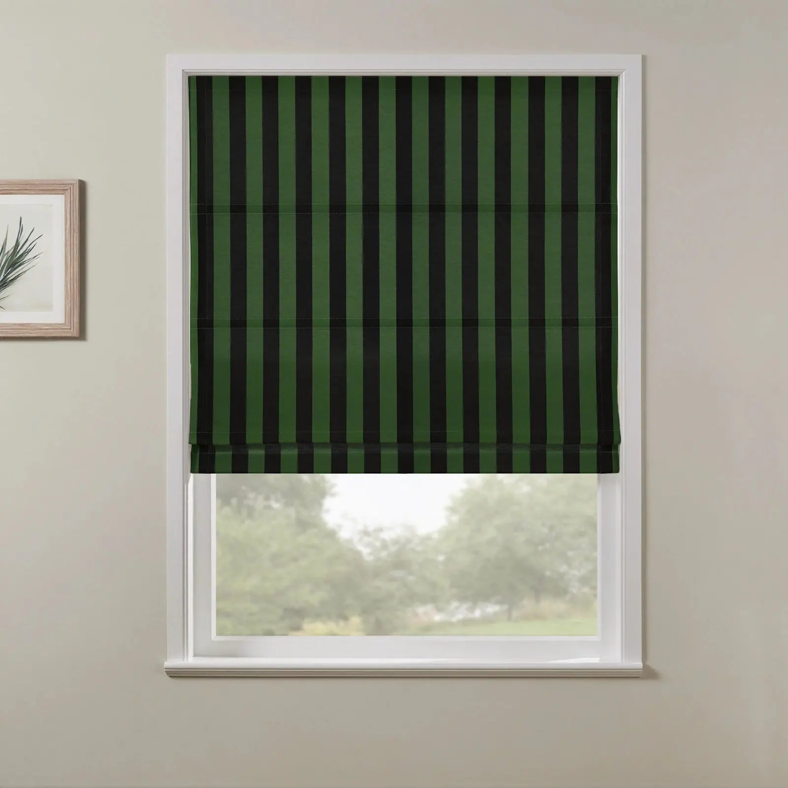 MS. MAVERICKMUSE x TWOPAGES No-Drill Flat Fold Roman Shade Cordless- -TWOPAGES