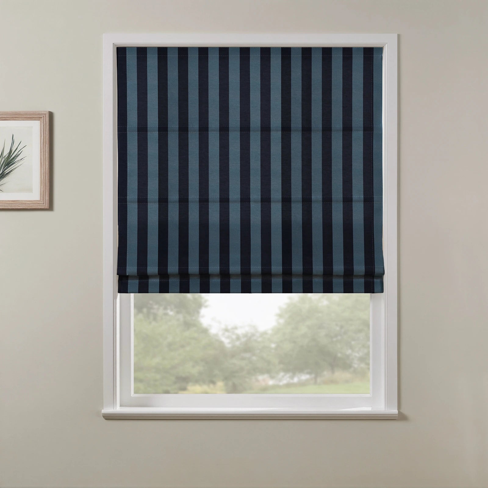MS. MAVERICK MUSE x TWOPAGES No-Drill Flat Fold Roman Blind Cordless
