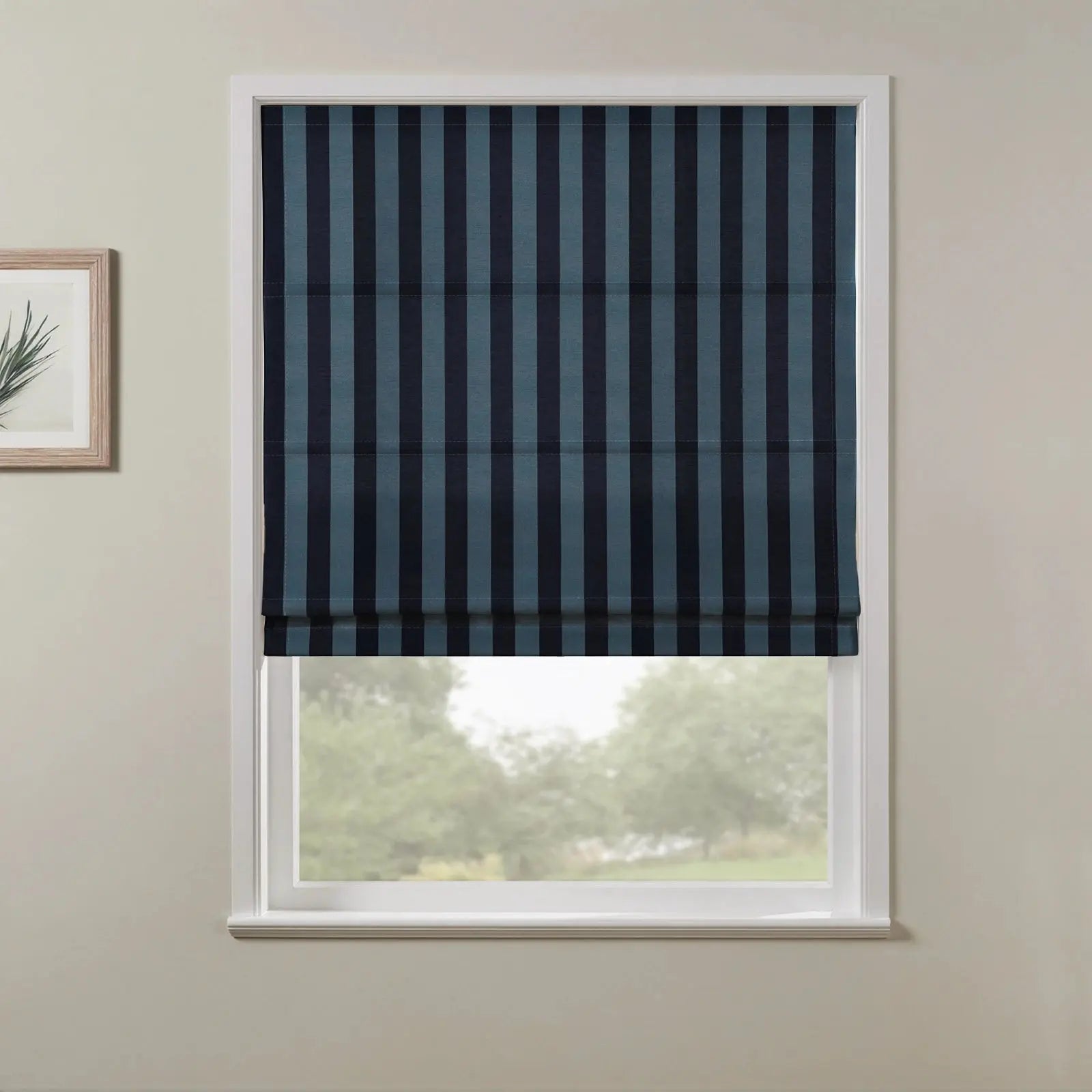 MS. MAVERICKMUSE x TWOPAGES No-Drill Flat Fold Roman Shade Cordless- -TWOPAGES