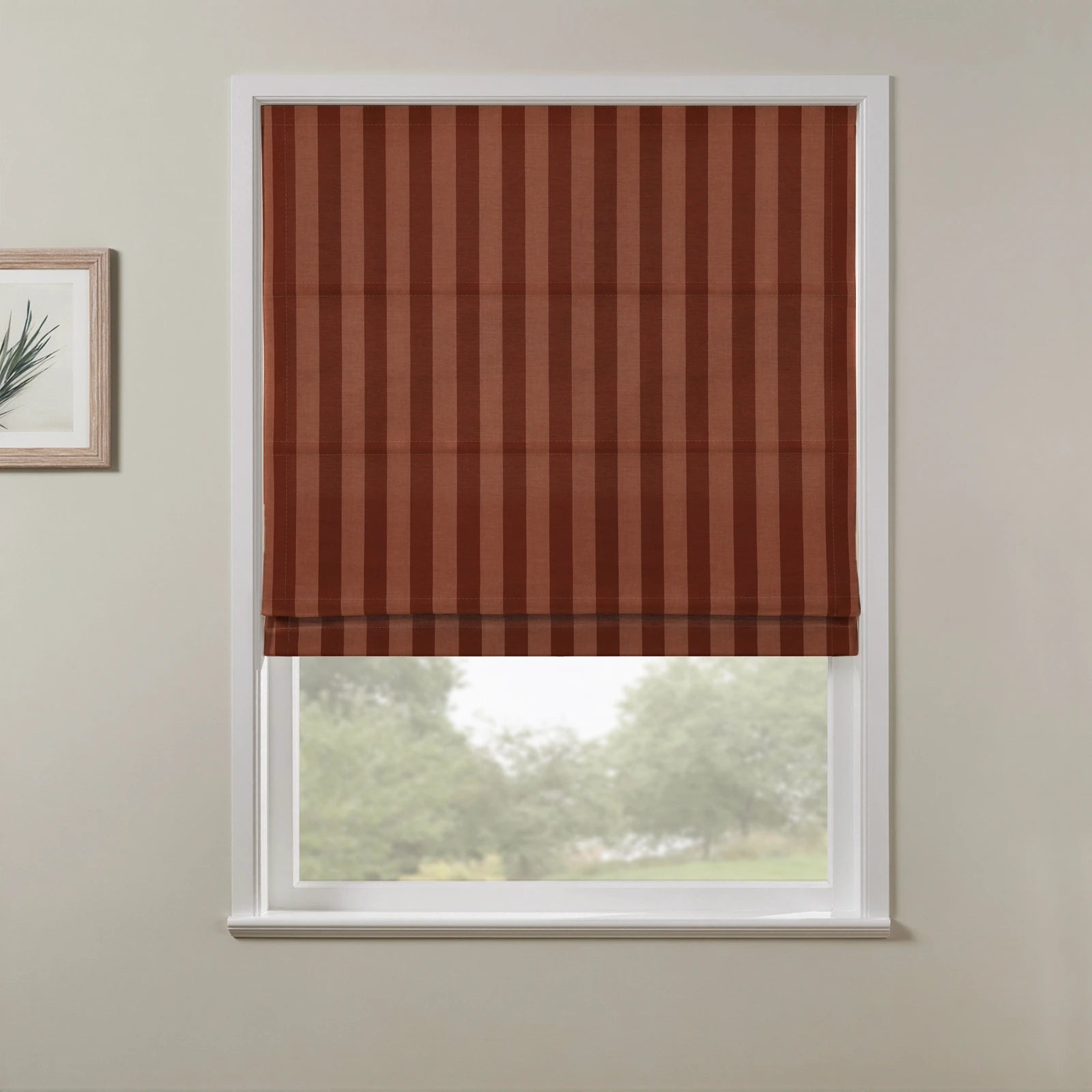 MS. MAVERICK MUSE x TWOPAGES Printed Linen Cotton Roman Blind Cordless
