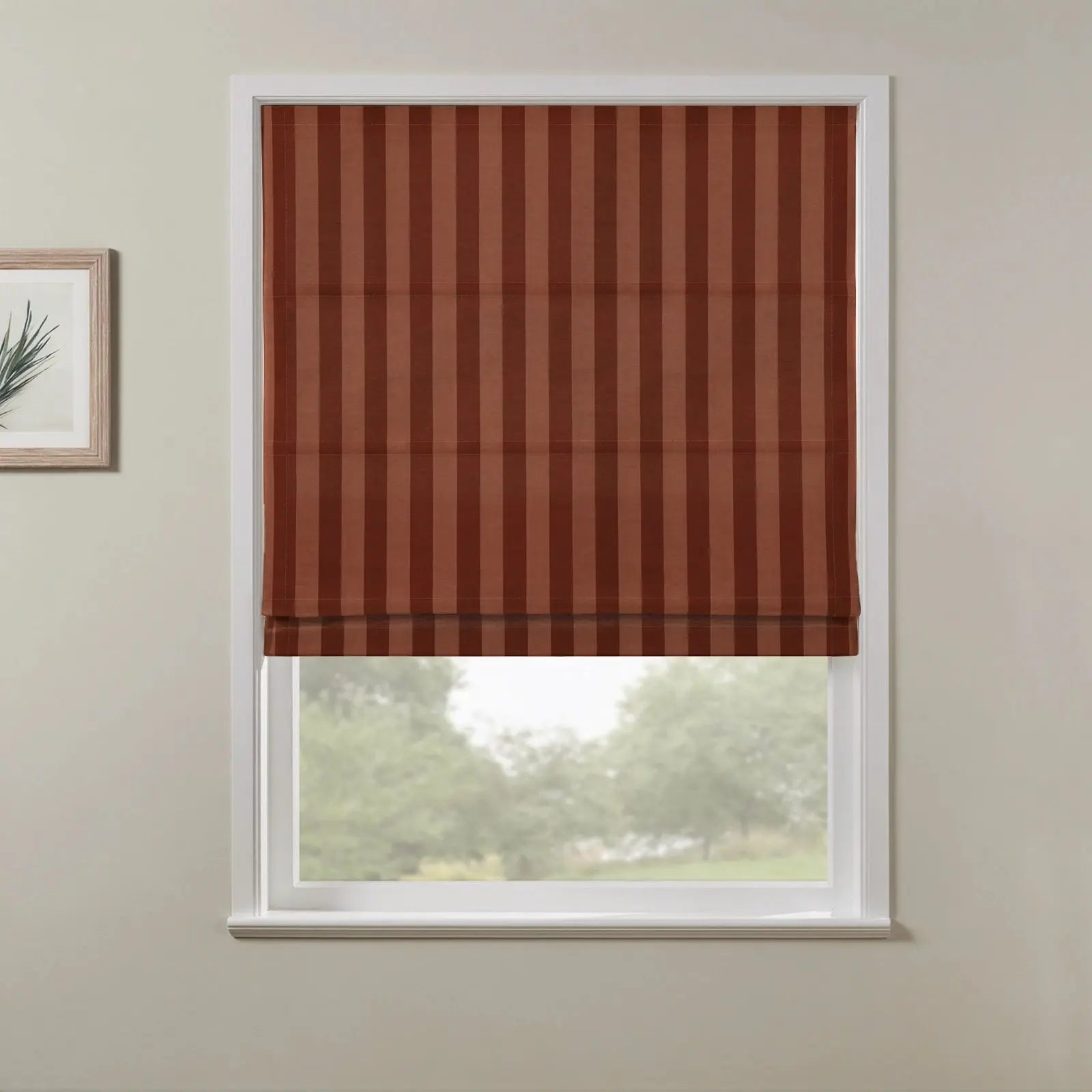 MS. MAVERICKMUSE x TWOPAGES No-Drill Flat Fold Roman Shade Cordless- -TWOPAGES