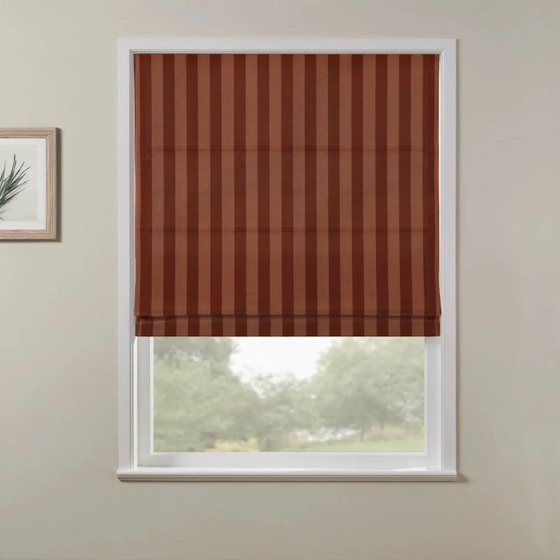 MS. MAVERICKMUSE x TWOPAGES No-Drill Flat Fold Roman Shade Cordless- -TWOPAGES