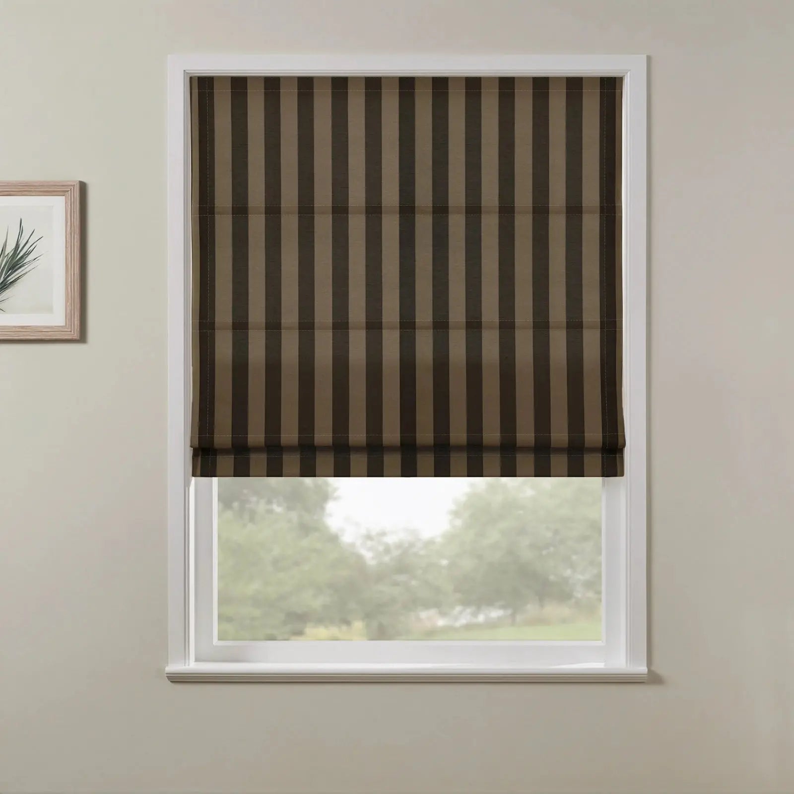 MS. MAVERICKMUSE x TWOPAGES No-Drill Flat Fold Roman Shade Cordless- -TWOPAGES