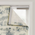 MS. MAVERICK MUSE x TWOPAGES Printed Linen Cotton Roman Blind Cordless