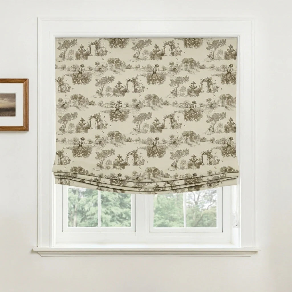 MS. MAVERICK MUSE x TWOPAGES Relaxed Roman Blind Cord Lift