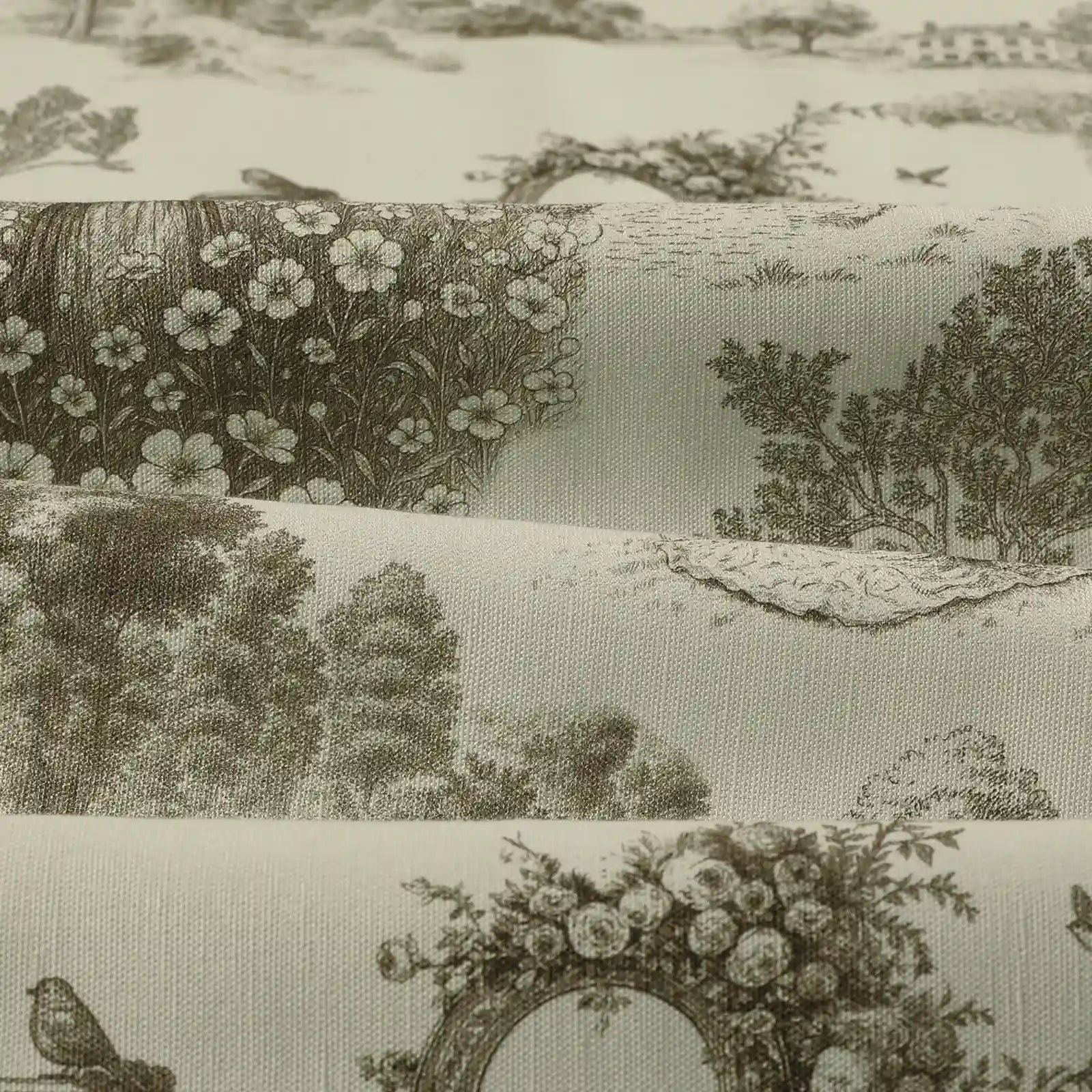 MS. MAVERICK MUSE x TWOPAGES Printed Linen Cotton Roman Blind Cordless