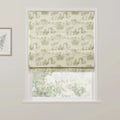 MS. MAVERICKMUSE x TWOPAGES No-Drill Flat Fold Roman Shade Cordless- -TWOPAGES