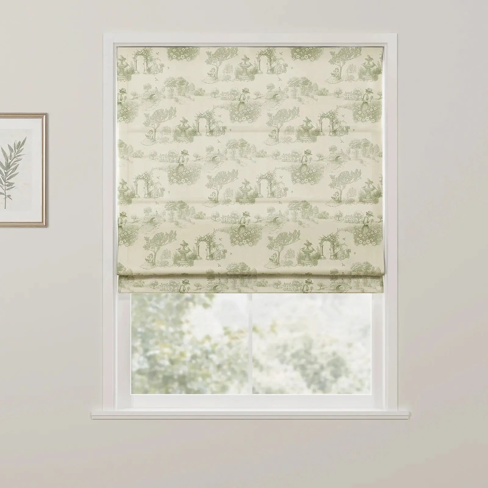 MS. MAVERICKMUSE x TWOPAGES No-Drill Flat Fold Roman Shade Cordless- -TWOPAGES