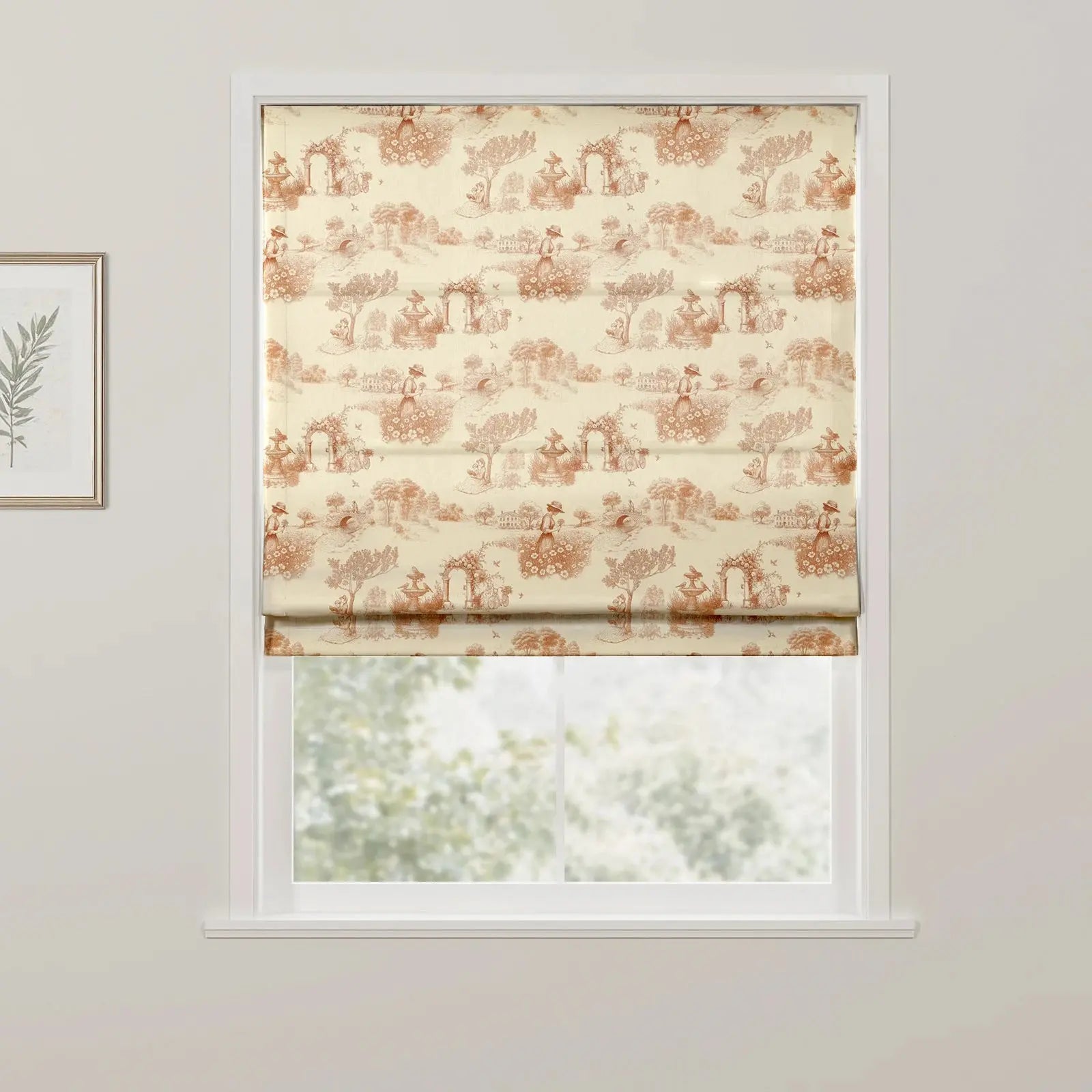 MS. MAVERICKMUSE x TWOPAGES No-Drill Flat Fold Roman Shade Cordless- -TWOPAGES