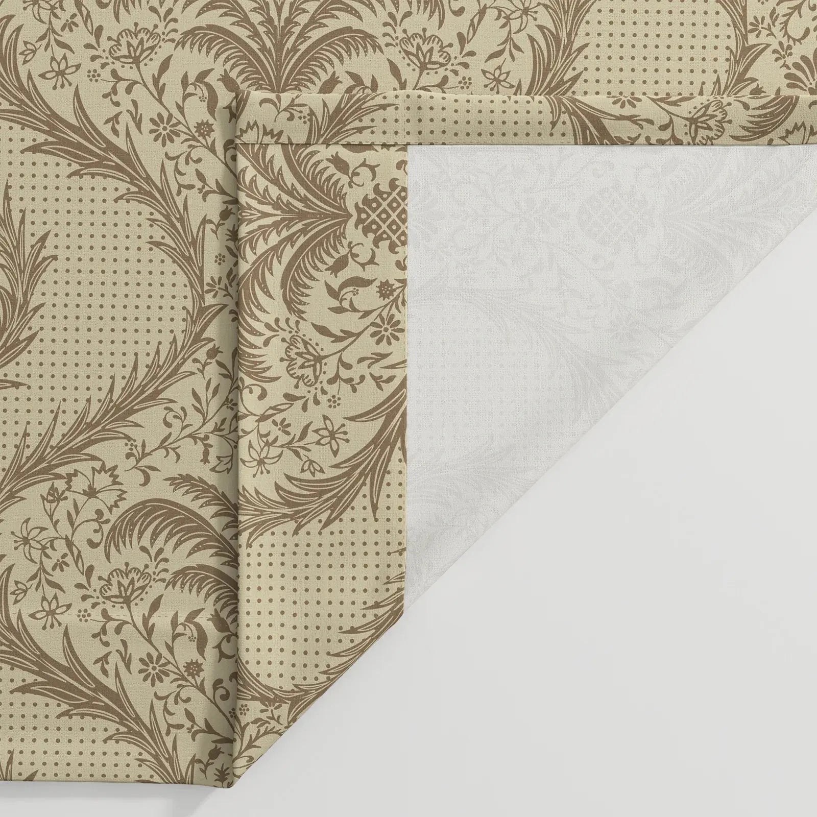 Sabrina Ramkhelawan Canyon Grove Cotton Print Drapery Pleated-?-TWOPAGES CURTAINS