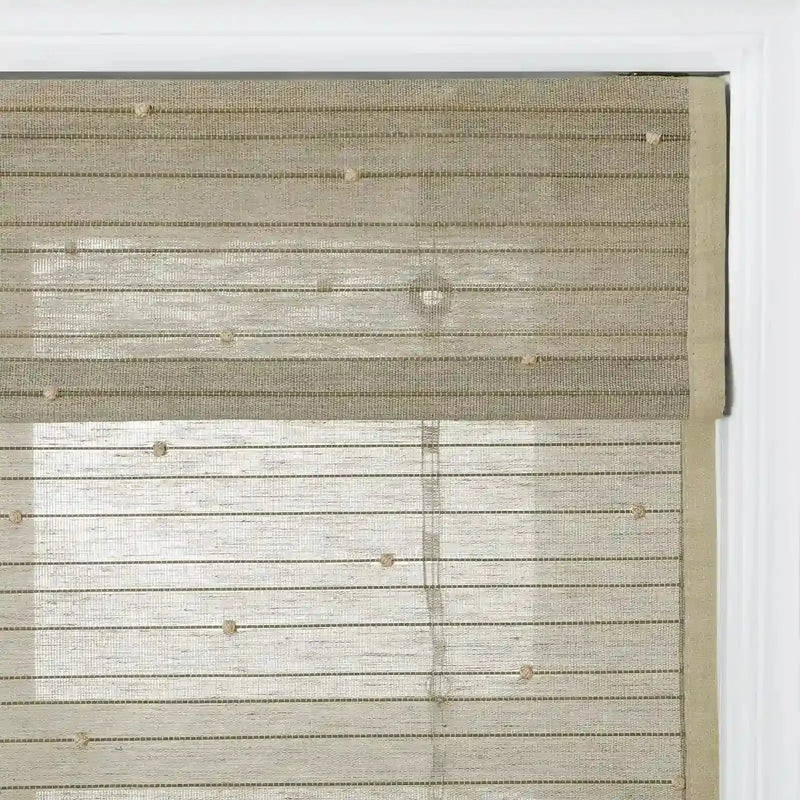 Rae Motorized Window Blinds Bamboo Woven - Series P?-TWOPAGES CURTAINS
