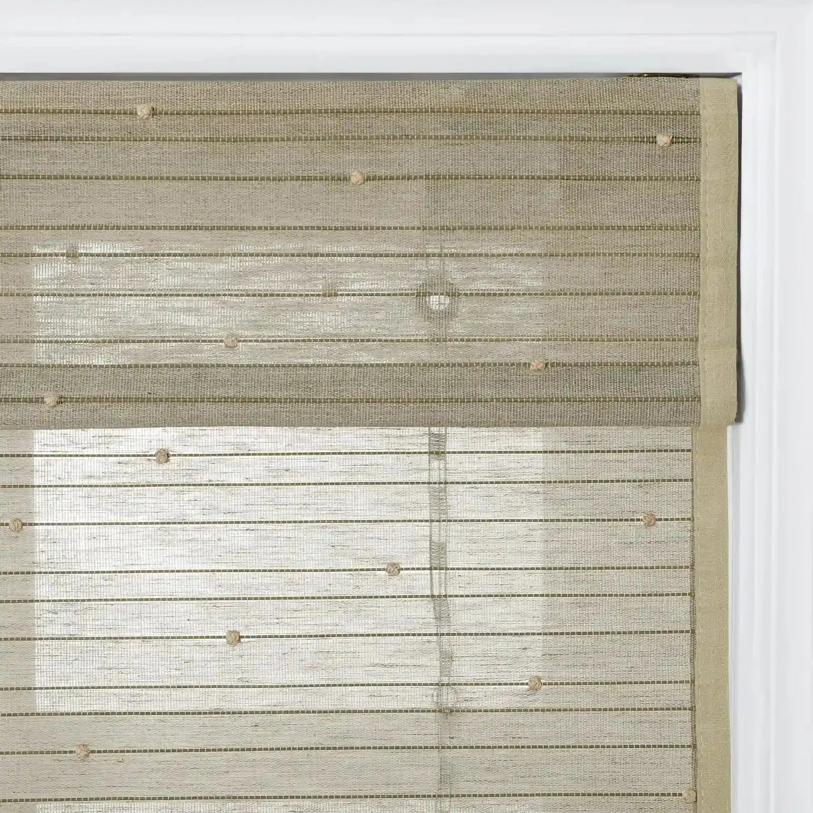 Rae Natural Ramie Bamboo Woven Blinds - Series P-?-TWOPAGES CURTAINS