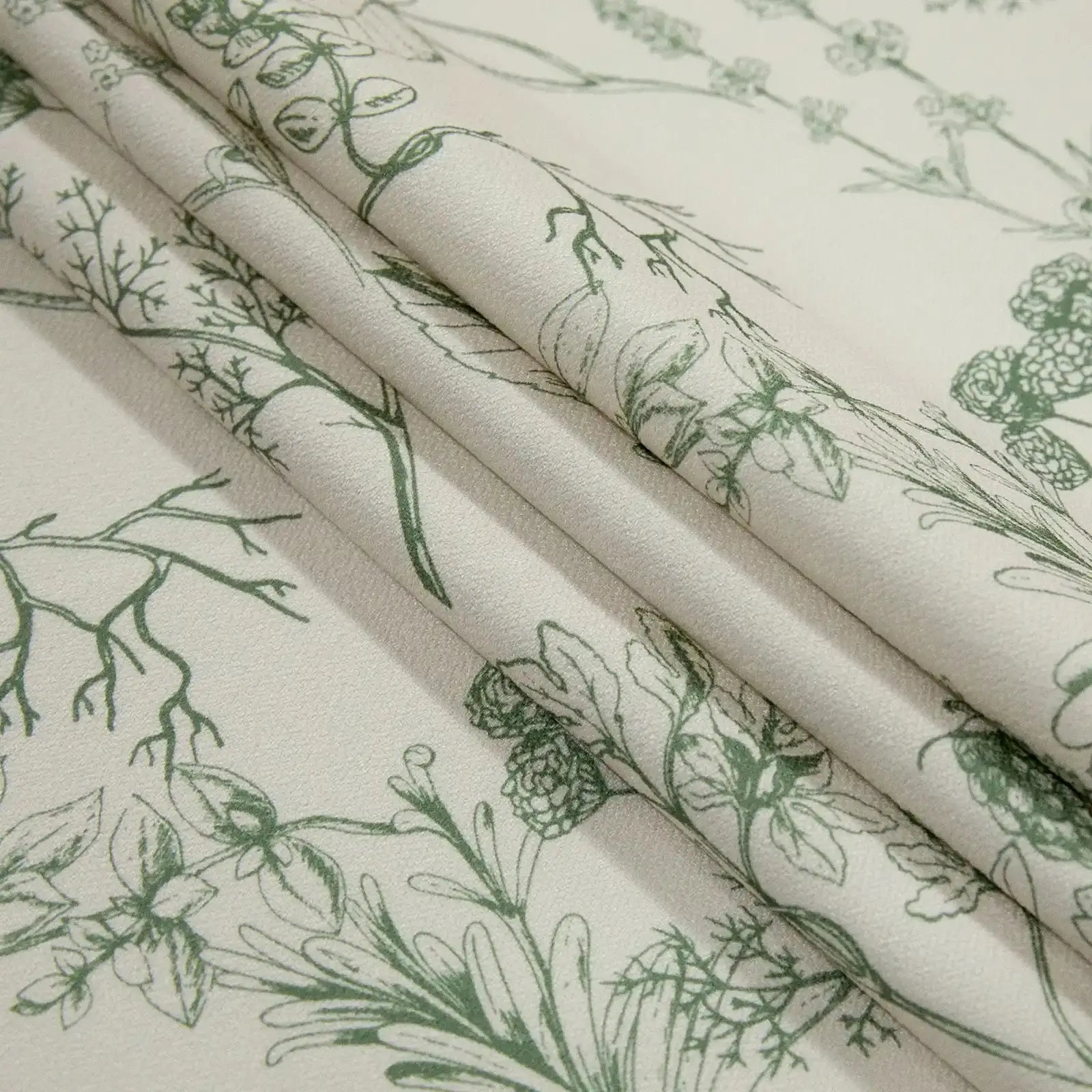 Holly Country Floral Drapery Pleated (102 inches Length Limit)?-TWOPAGES