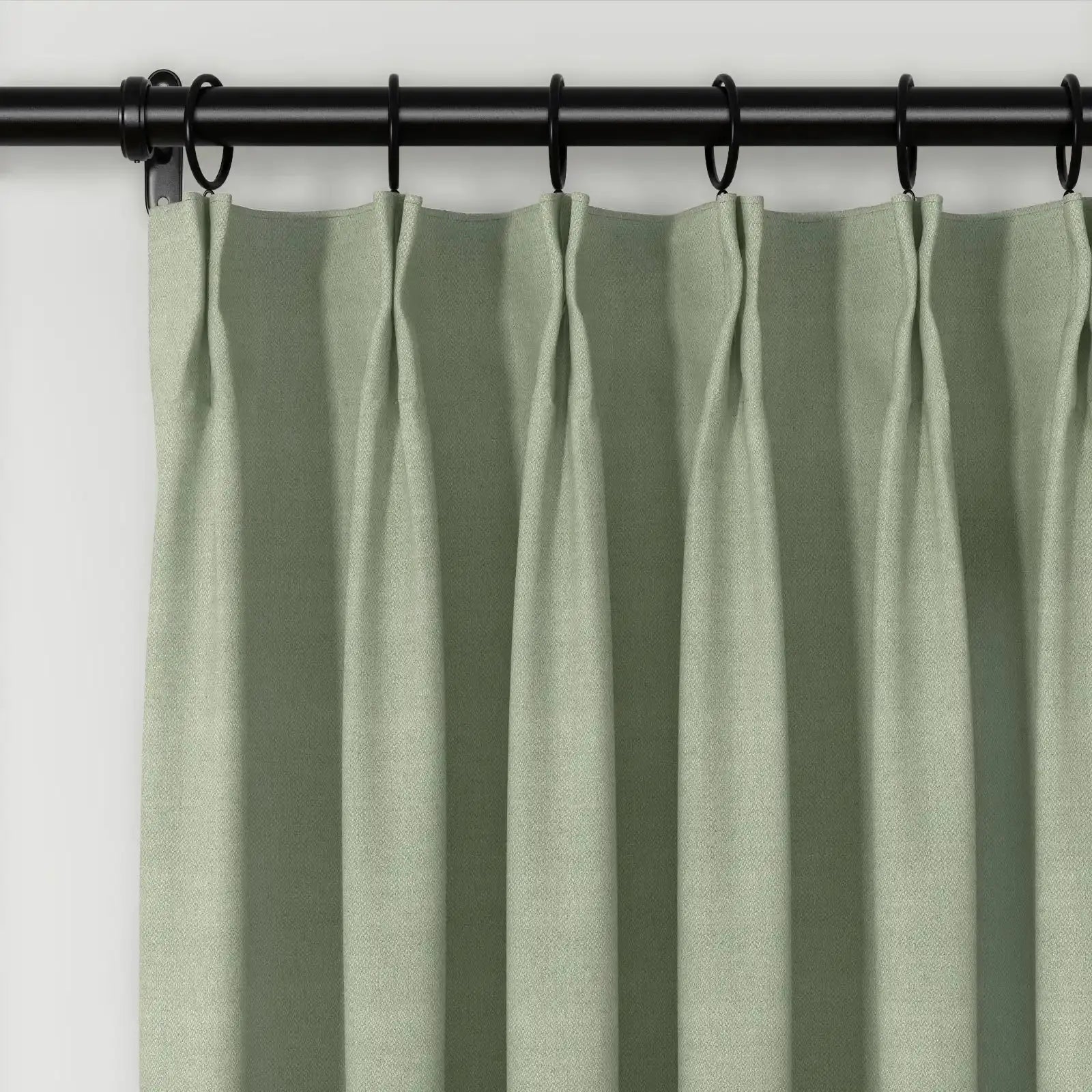 Karin Pure Wool Curtain Pleated -TWOPAGES
