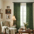 Sara Le Print Linen Drapery Pleated-?-TWOPAGES