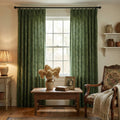 Sara Le Print Linen Drapery Pleated-?-TWOPAGES