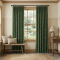 Sara Le Print Linen Drapery Pleated-?-TWOPAGES