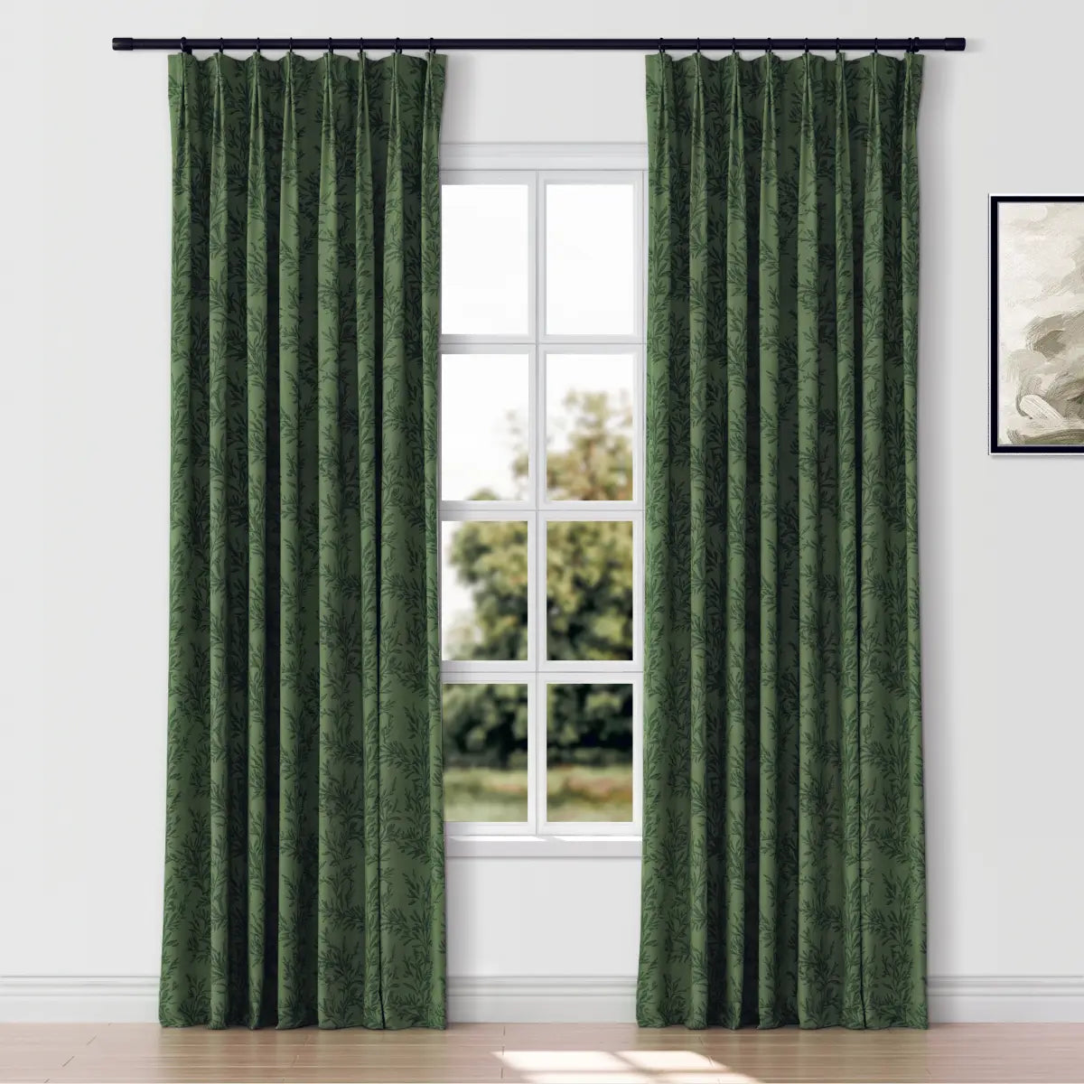 Sara Le Print Linen Drapery Pleated TWOPAGES