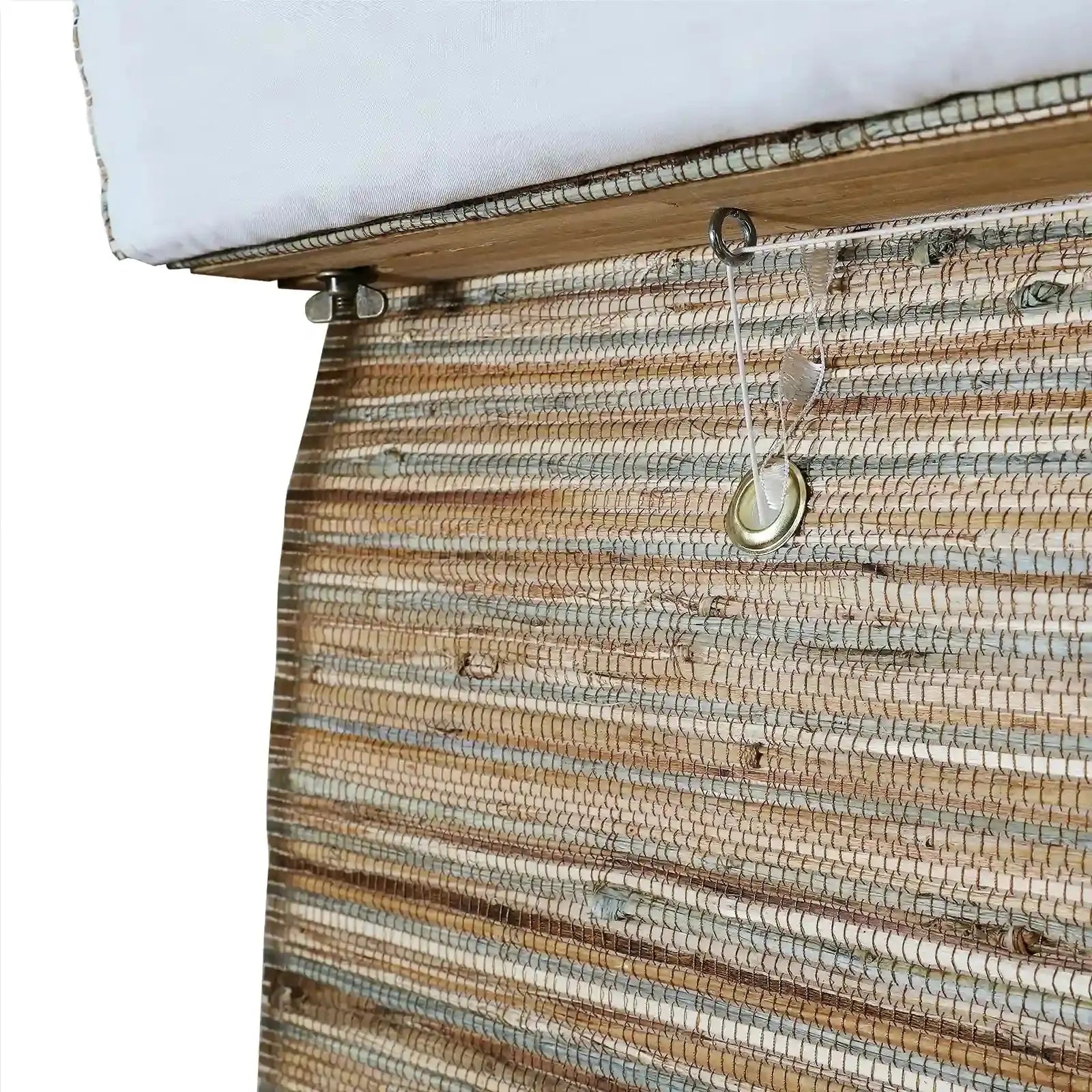 Rae Natural Ramie Jute Woven Wood Blinds - Series M?-TWOPAGES CURTAINS