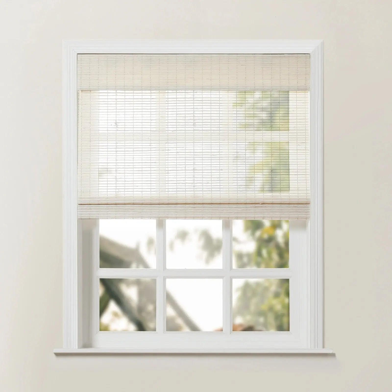 Rae Natural Ramie Jute Woven Wood Blinds - Series D-?-TWOPAGES CURTAINS