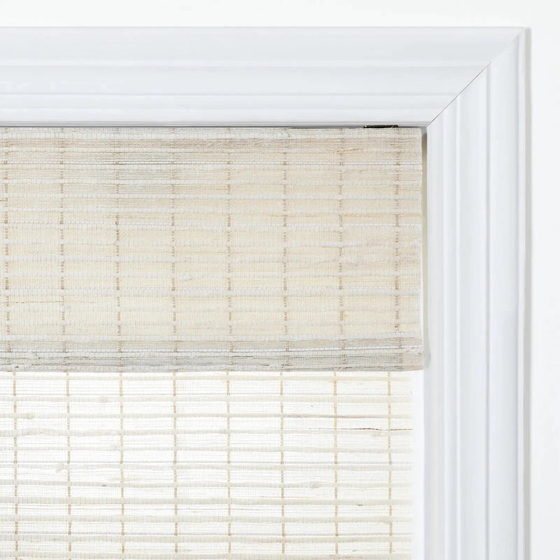 Rae Natural Ramie Jute Woven Wood Blinds - Series D-?-TWOPAGES CURTAINS