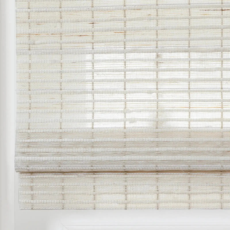 Rae Natural Ramie Jute Woven Wood Blinds - Series D-?-TWOPAGES CURTAINS