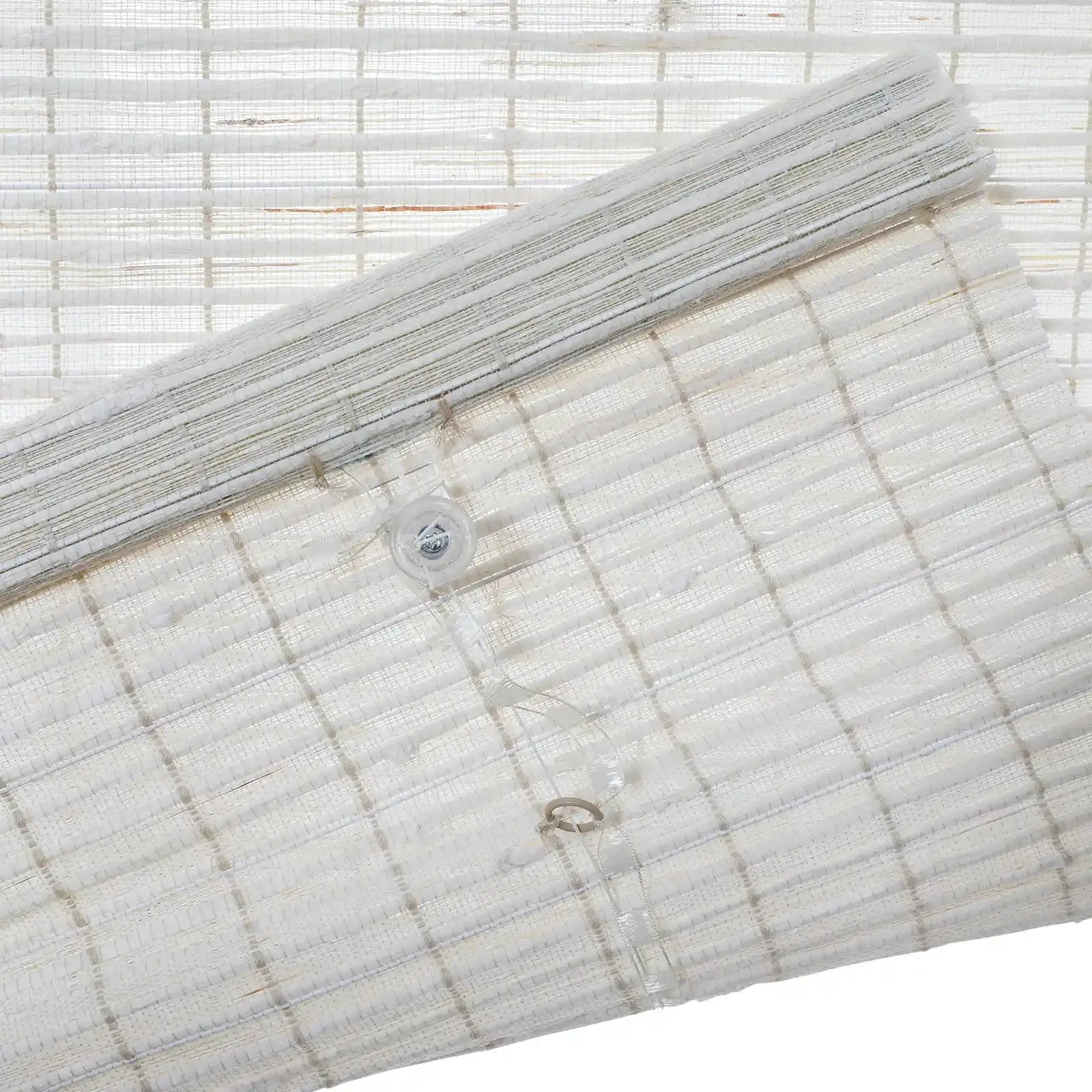 Rae Natural Ramie Jute Woven Wood Blinds - Series D-?-TWOPAGES CURTAINS