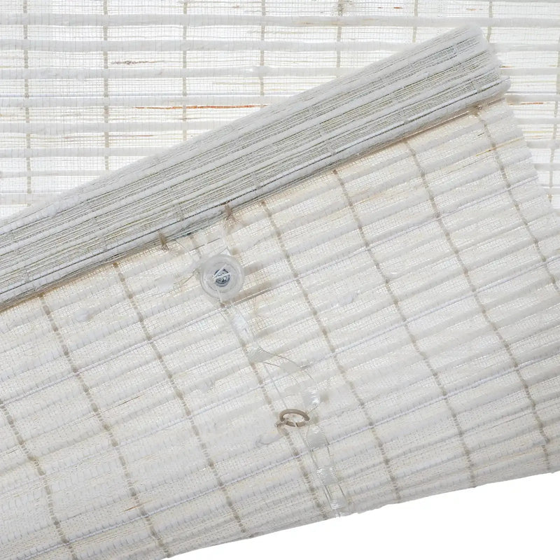 Rae Natural Ramie Jute Woven Wood Blinds - Series D-?-TWOPAGES CURTAINS