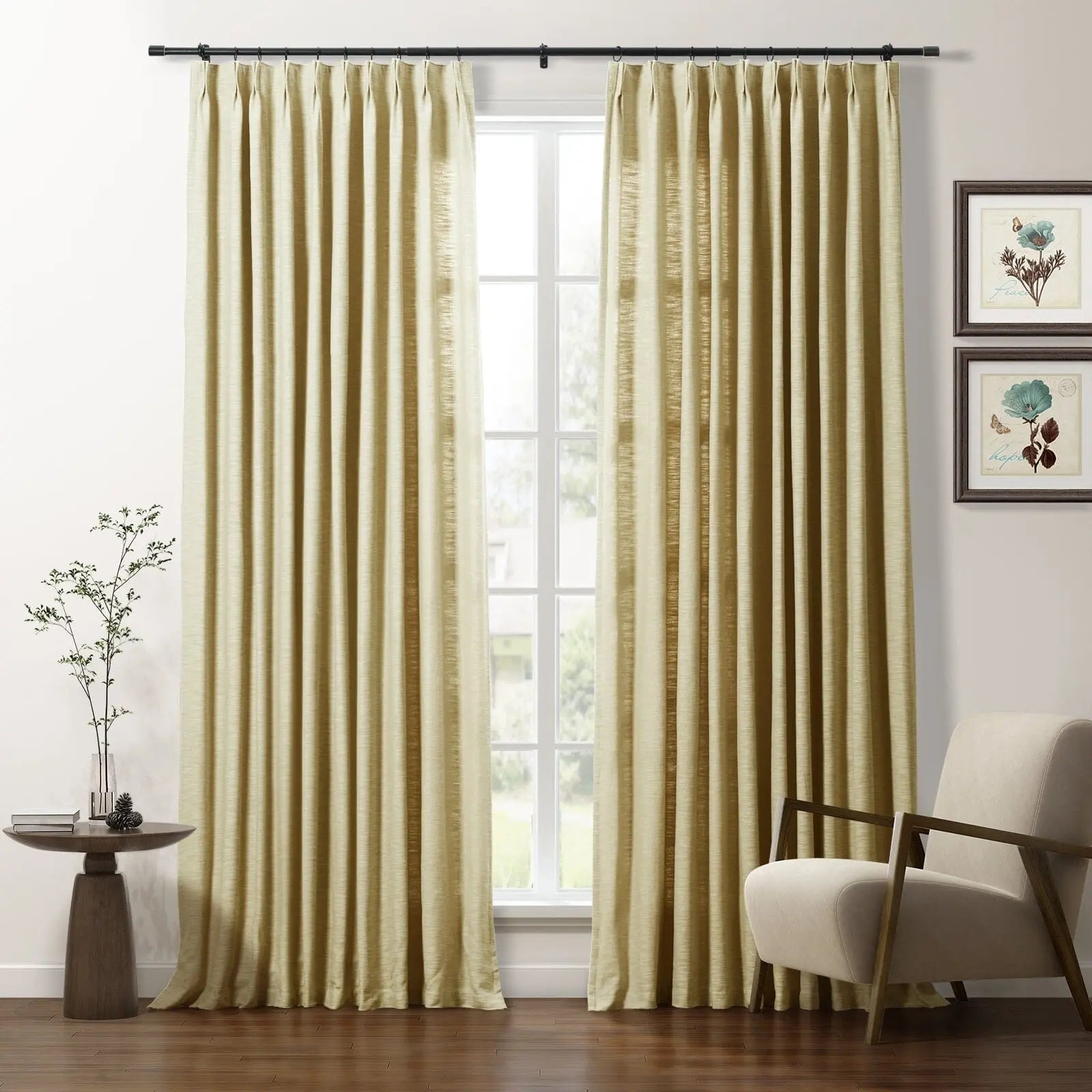 Cotton Blend Drapery Pleated | Cloe TWOPAGES